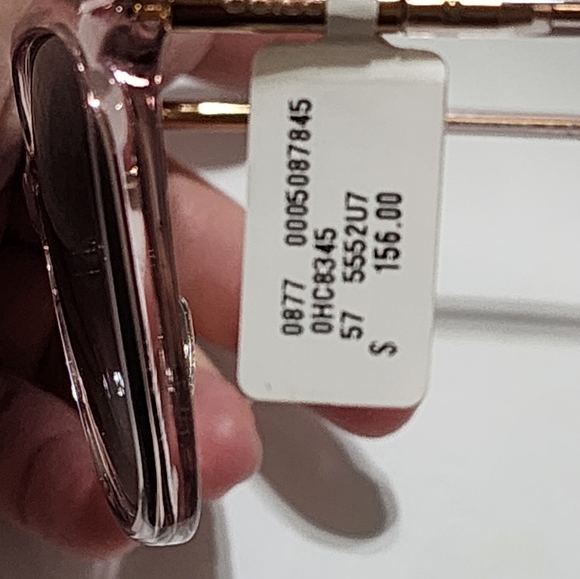 Coach Lavender Sunglasses hc 8345 c9206 New! - Picture 2 of 7